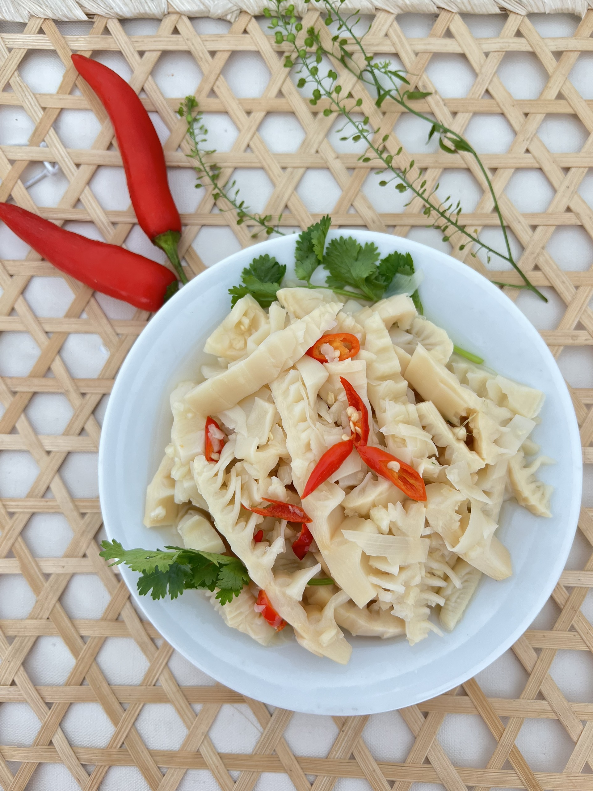 Măng Nứa Tươi Kim Bôi  - Gói 500g - Thùng 20 gói