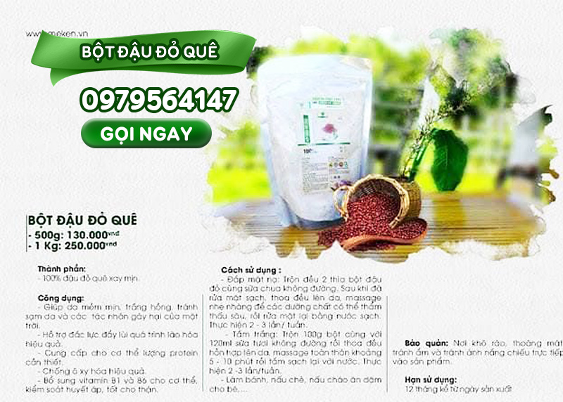 BỘT ĐẬU ĐỎ QUẾ